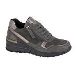 Cipriata Women's Black Zip Wedge Trainers, Size 7
