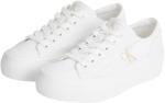 Calvin Klein Women’s White Flatform Trainers