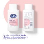 E45 Bath Oil 500ml for Soft, Hydrated Skin