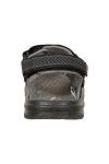 Men's Grey Sandals with Cushioned Footbed