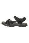 Men's Grey Sandals with Cushioned Footbed