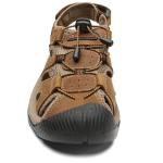 Men's Closed-Toe Outdoor Sport Sandals - Brown