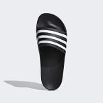 adidas Adilette Aqua Slides - Core Black/White