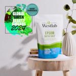 Westlab Pure Epsom Salt 1kg Resealable Pouch