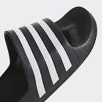 adidas Adilette Aqua Slides - Core Black/White