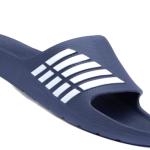 Barrington Navy and White Stripe Slide Sandals
