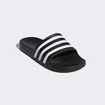 adidas Adilette Aqua Slides - Core Black/White