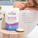 Westlab Magnesium Flakes 1kg for Relaxation and Recovery