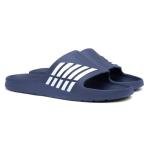 Barrington Navy and White Stripe Slide Sandals