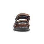 Edwin Men's Brown Easy Fasten Sandal, Size 8