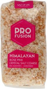 Organic Himalayan Rose Pink Crystal Salt, 500g