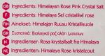 Organic Himalayan Rose Pink Crystal Salt, 500g