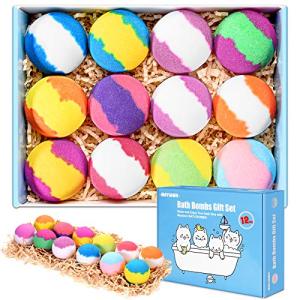 12pcs Vegan Fizzy Bath Bombs Gift Set