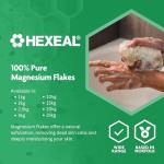 Hexeal Magnesium Flakes for Soothing Baths & More