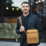 Stylish Waterproof Leather Messenger Bag for Men