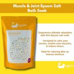 Muscle Relief Epsom Salt Bath Soak 1kg
