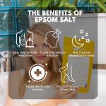 Muscle Relief Epsom Salt Bath Soak 1kg