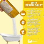 Muscle Relief Epsom Salt Bath Soak 1kg