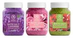 Natural Bath Salts Set - Lavender, Rose, Eucalyptus