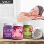 Natural Bath Salts Set - Lavender, Rose, Eucalyptus