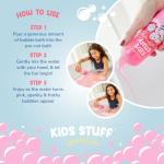 Kids Pink Sparkling Bubble Bath with Strawberry Scent