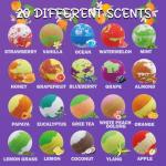 Kids' Bath Bombs Gift Set - 20 Colorful Fizzies