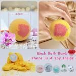 12 pcs Bath Bomb Gift Set with Surprise Toys
