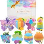 8 Large Organic Bath Bombs Gift Set