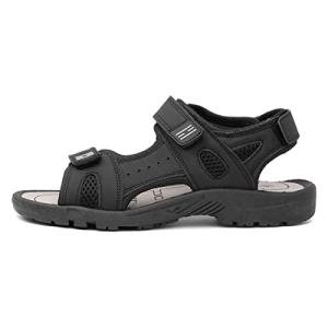 Red Fish Edward Men's Black Easy Fasten Sandals