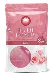 Elysium Spa Rose Bath Bombs - Set of 3