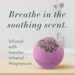 Calming Lavender Bath Bomb with Magnesium