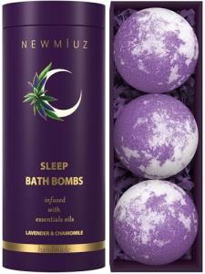 Lavender Chamomile Bath Bombs Spa Gift Set