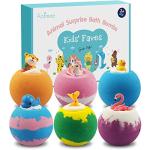 Aofmee Kids Bath Bombs Gift Set with Surprises