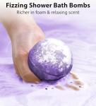 Lavender Chamomile Bath Bombs Spa Gift Set