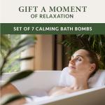 Luxury Organic Bath Bombs Gift Set for Her
