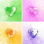 Large Love Heart Bath Bombs Gift Set
