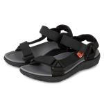 Men's Black Adjustable Trekking Sandals - Size 7