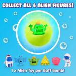 Zimpli Kids Alien Surprise Bath Bombs - 6 Collectibles
