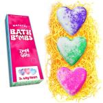 Love Heart Bath Bomb Gift Set for Her