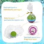 24 Glow-in-the-Dark Kids Bath Bombs with Toys