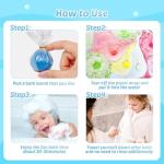 24 Glow-in-the-Dark Kids Bath Bombs with Toys