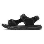 Hobos Hogan Men's Black Easy-Fasten Sandals, Size 9