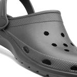 Berman Black Slip-On Clog Sandals for Adults