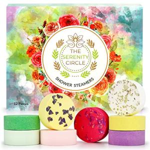 Serenity Circle Shower Steamers - 12 Aromatherapy Set