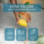 Aromatherapy Shower Steamers Gift Set of 8