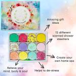 Serenity Circle Shower Steamers - 12 Aromatherapy Set
