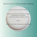 Clarity Shower Steamer Set - Invigorating Essential Oils