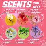 Lavender Rose Mint Shower Steamers Gift Set