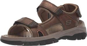 Skechers Men's Brown Open Toe Sandals, Size 10