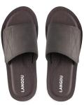 Adjustable Lightweight Brown Slides for Men